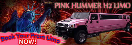 pink limousine ny