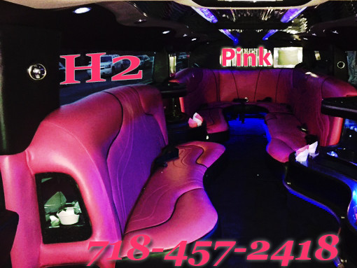 exotic pink limo
